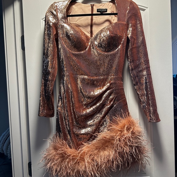 Milly rose gold dress - Picture 6 of 13